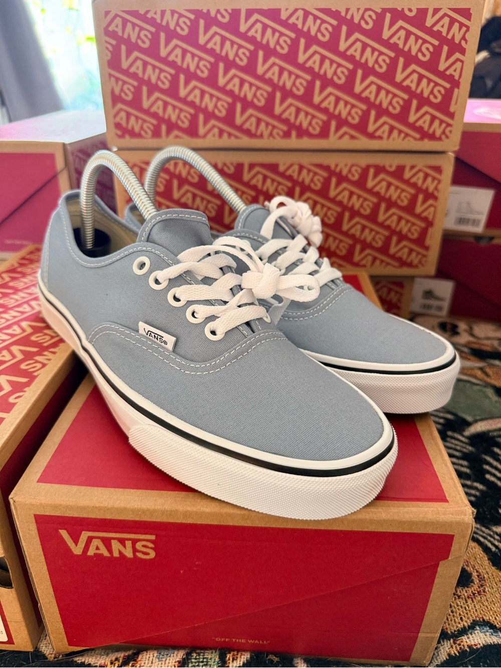BRAND NEW Vans Authentic Color Theory Dusty Blue Sneakers Women’s 9.5/Men’s 8
